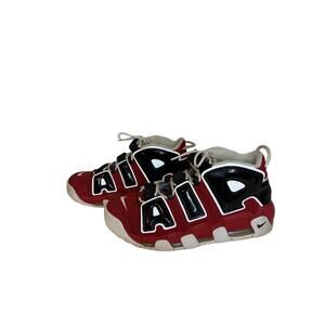 Nike Air More Uptempo Bulls Sneaker 2017 Mens Sz 10 Varsity Red Black 921948600